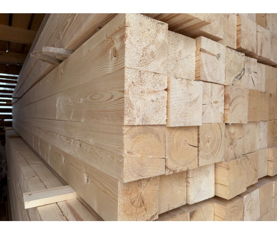 Брус строганный 150х150х6000 (140х140х6000)